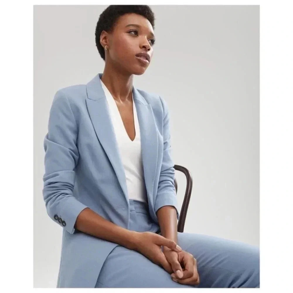 RW&CO - NWT Light Blue Long Blazer